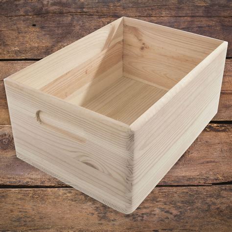 wooden storage containers